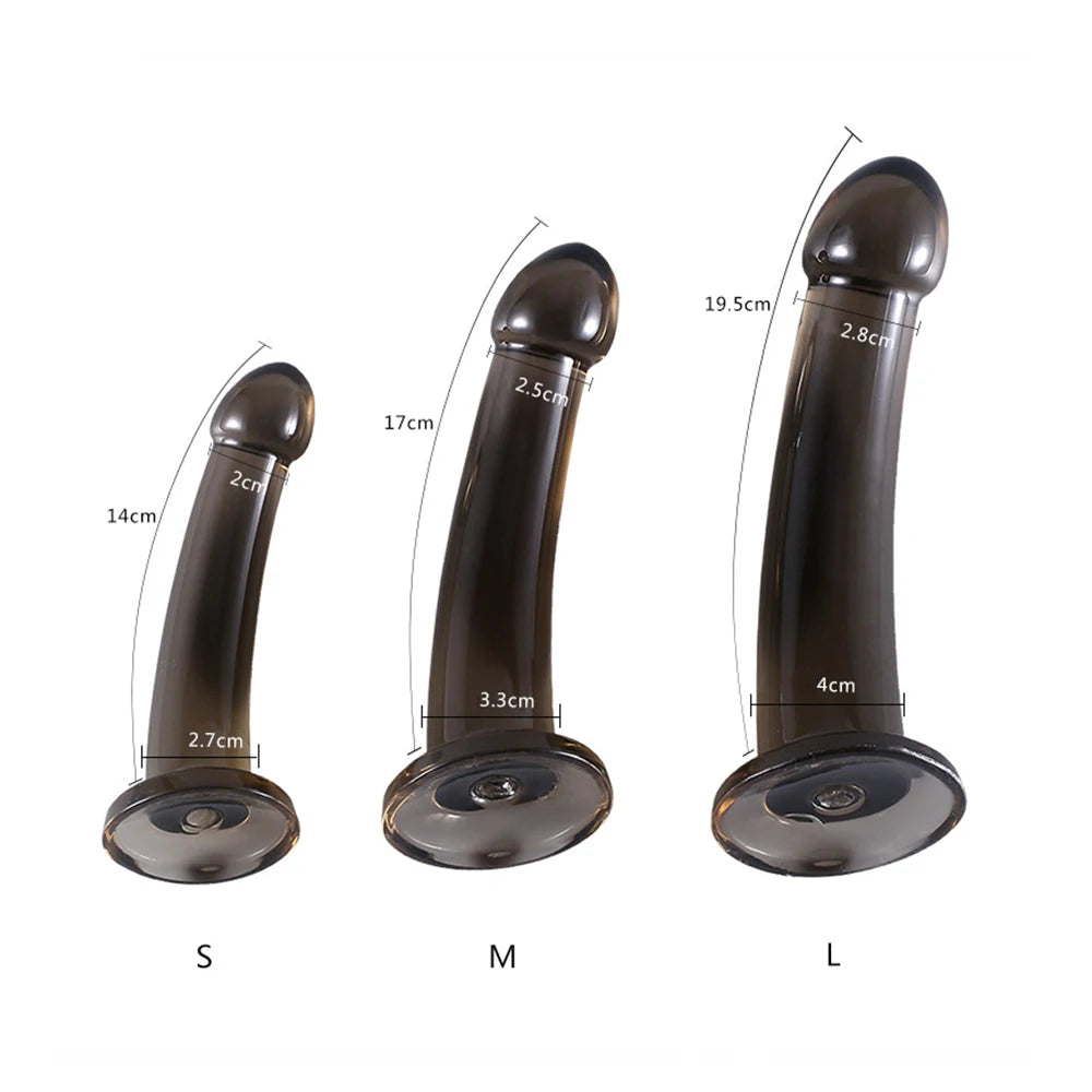 Dark Rubber Erotic Dildo