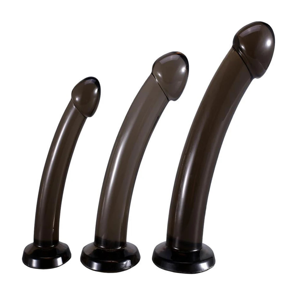 Dark Rubber Erotic Dildo
