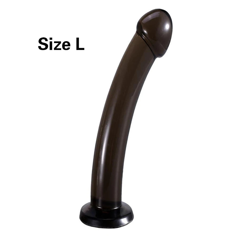 Dark Rubber Erotic Dildo