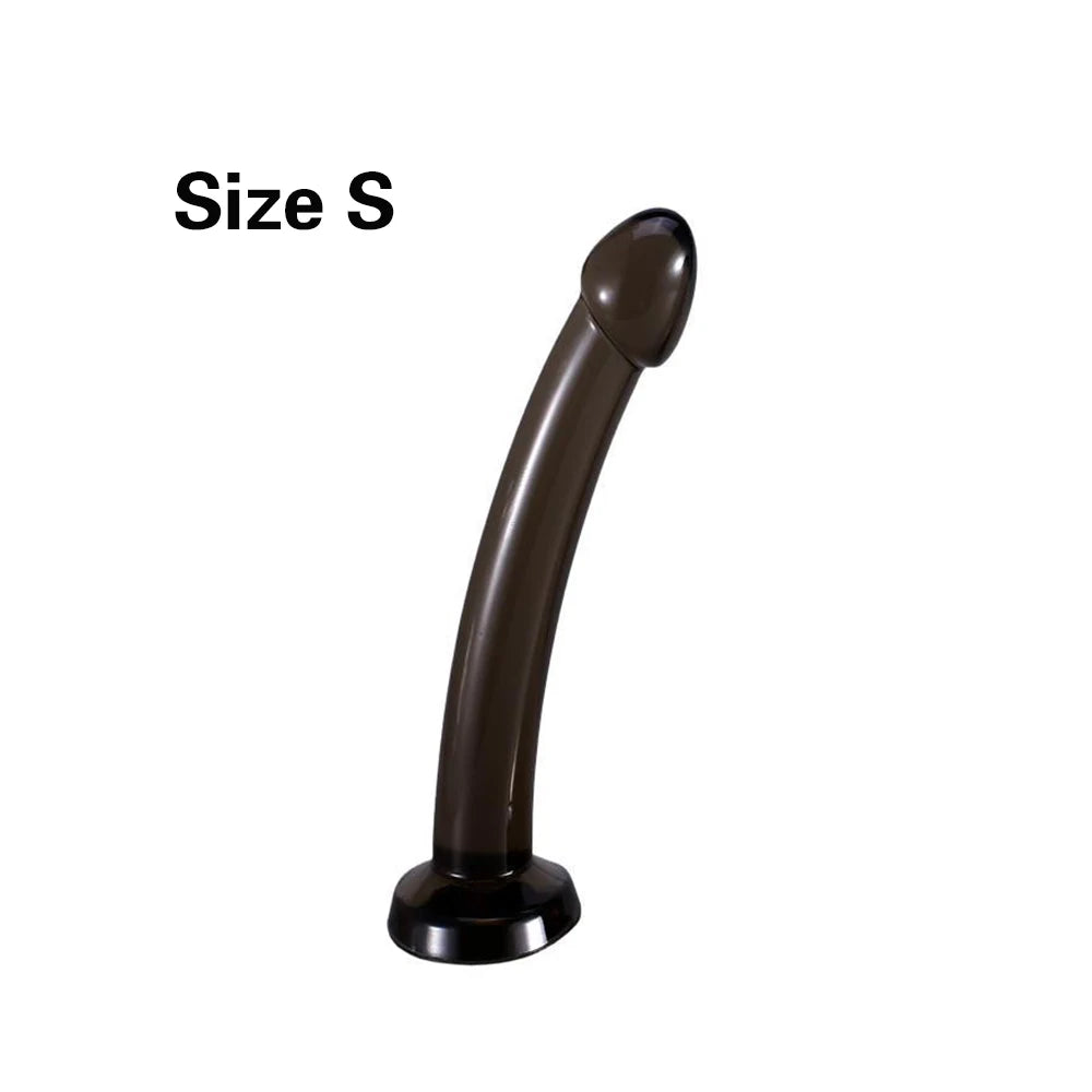 Dark Rubber Erotic Dildo