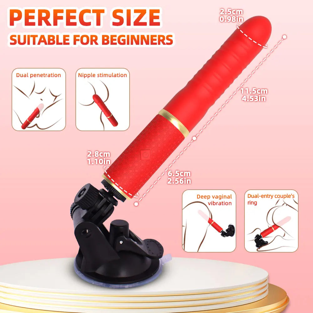 Sex Machine Thrusting Dildo Vibrator