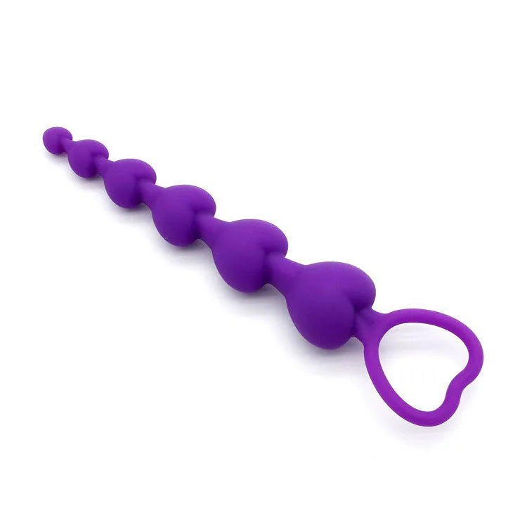 Erotic Curved Anal Beads
