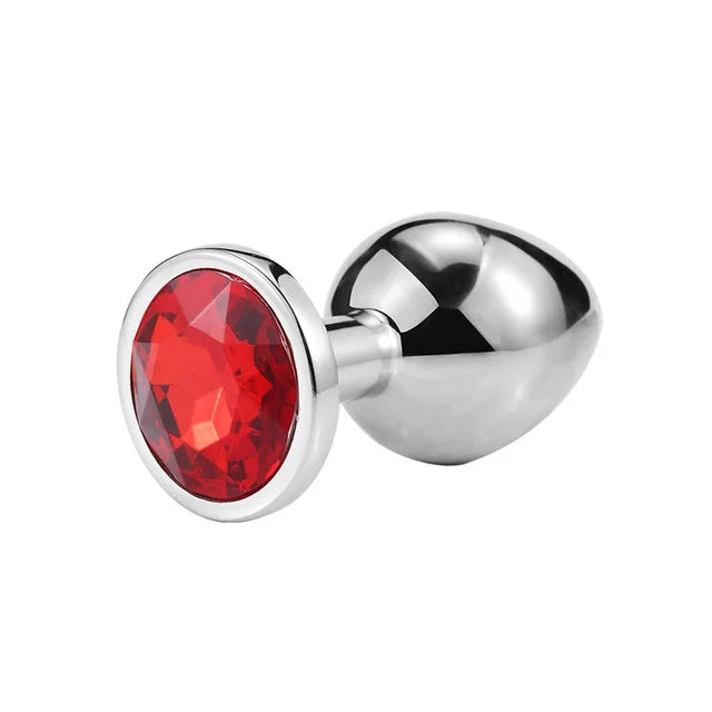 Smooth Crystal Anal Butt Plug