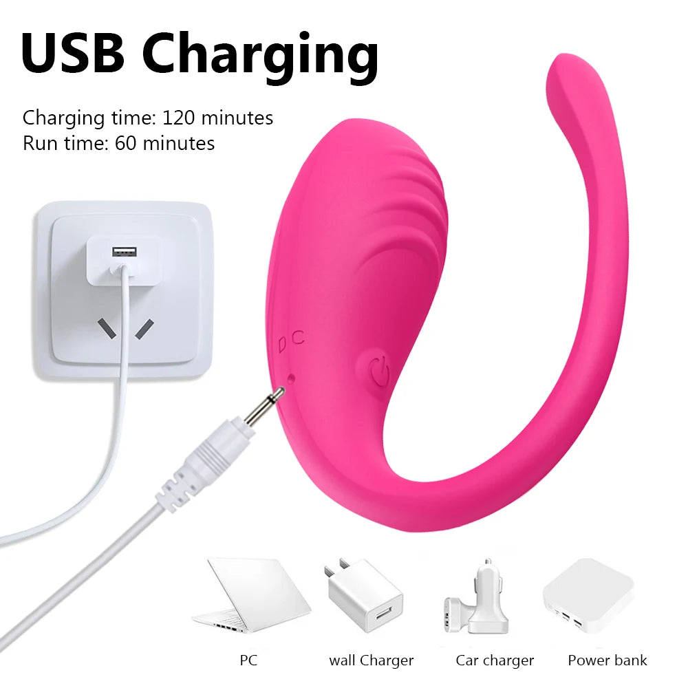 Remote Control Wireless Bluetooth Vibrator