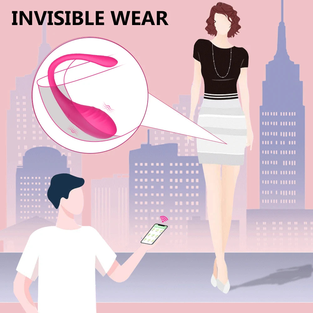 Remote Control Wireless Bluetooth Vibrator