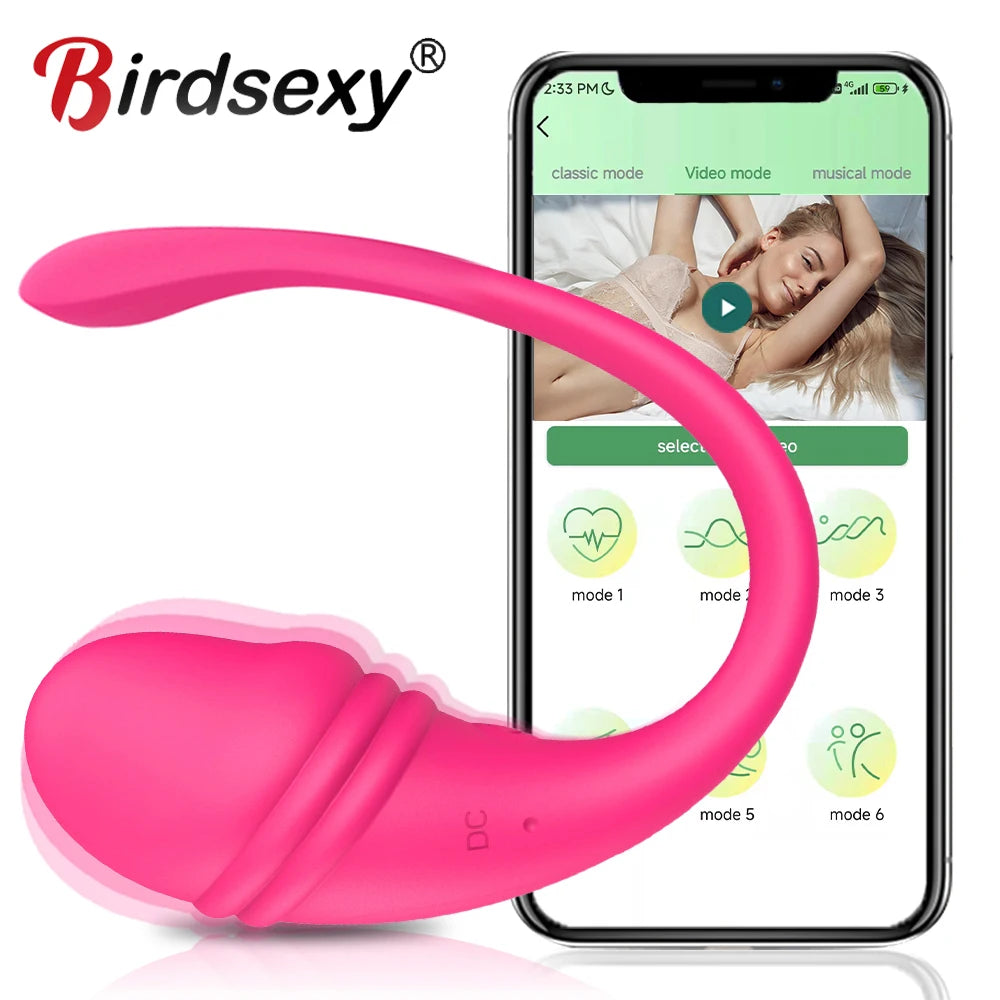 Remote Control Wireless Bluetooth Vibrator