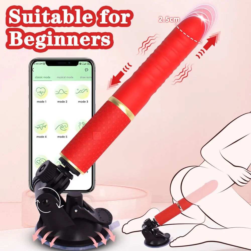 Sex Machine Thrusting Dildo Vibrator