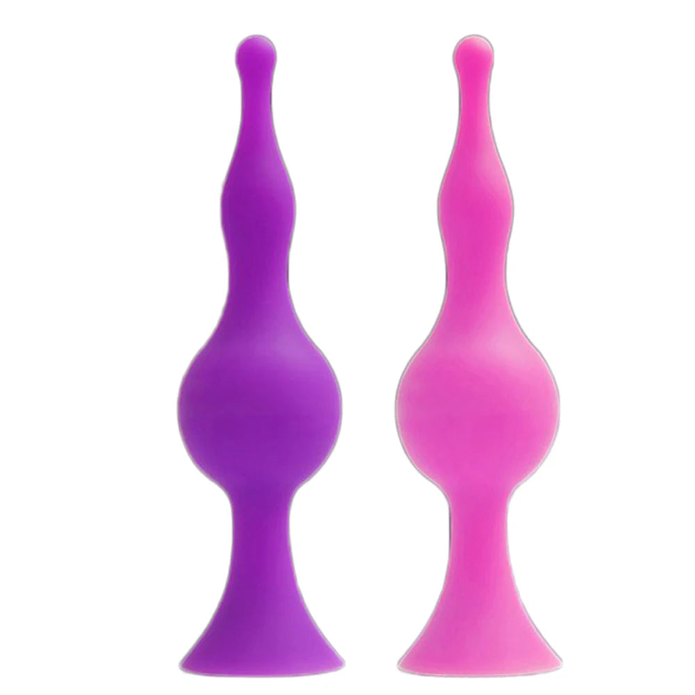 Erotic Curved Anal Beads