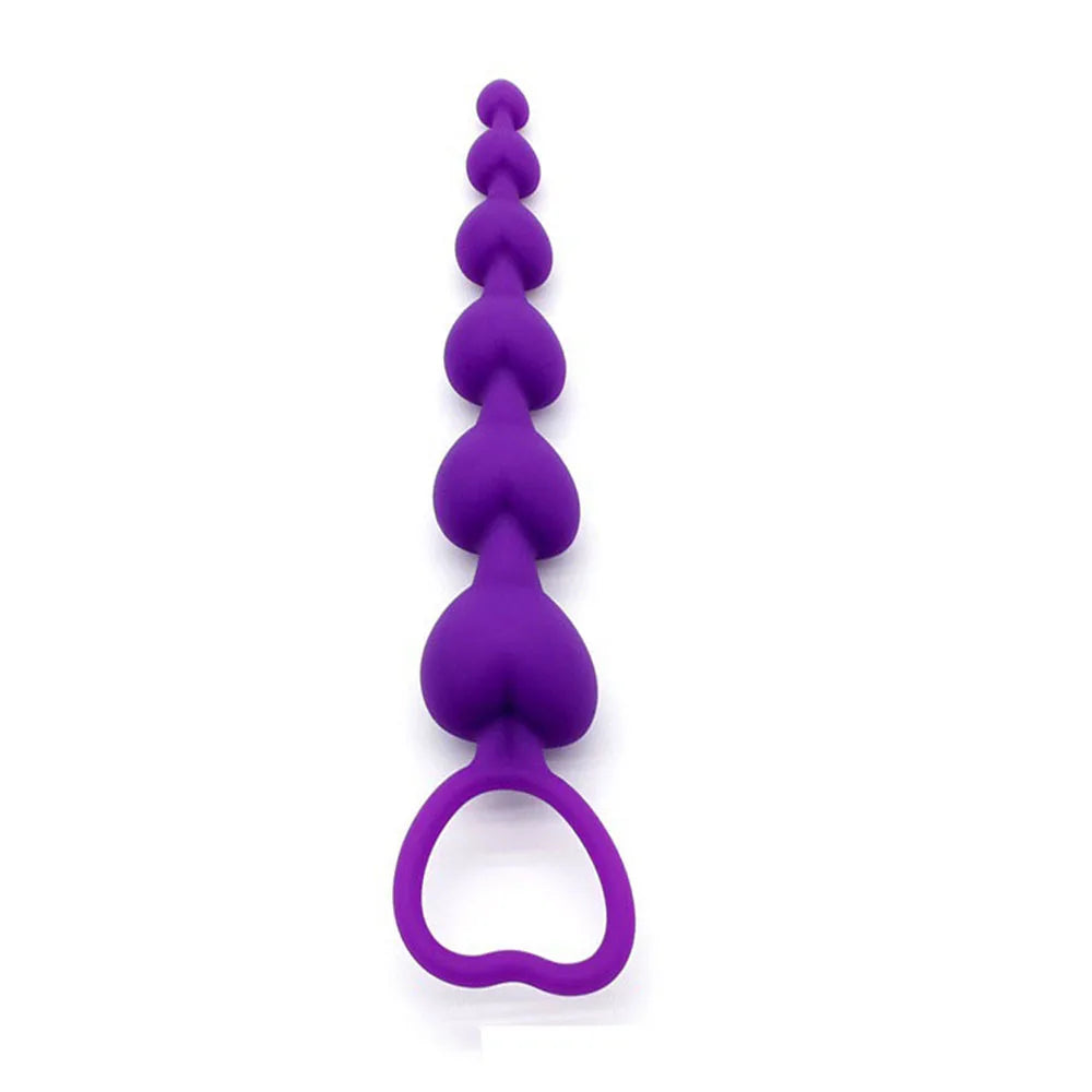 Erotic Curved Anal Beads