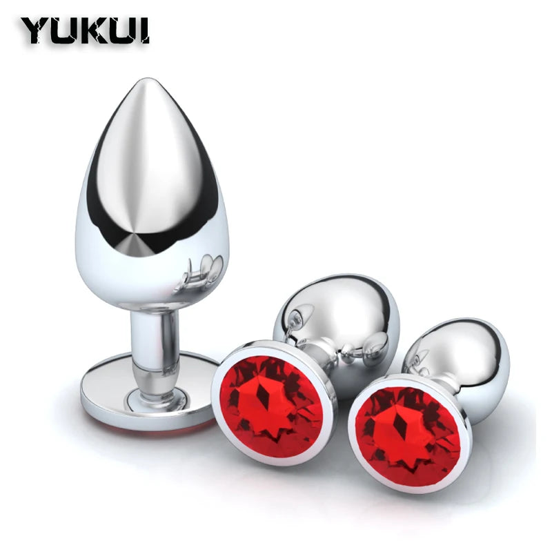 Smooth Crystal Anal Butt Plug