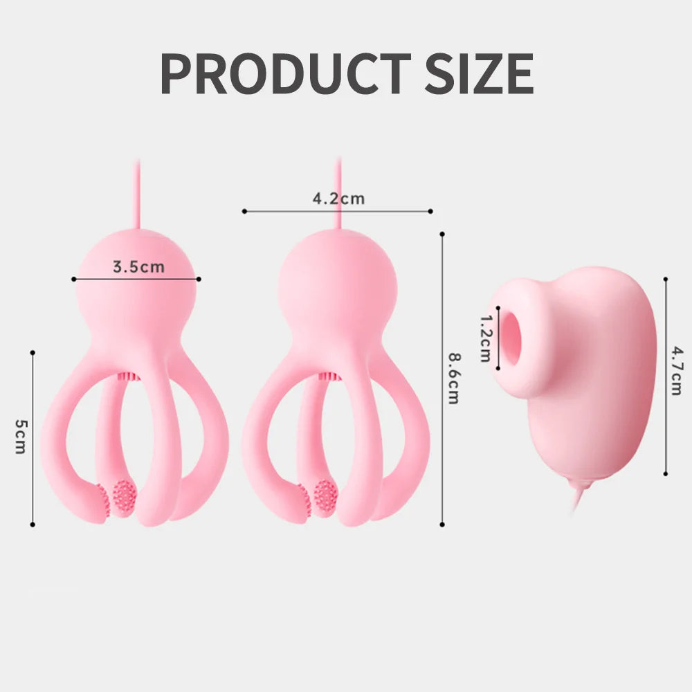 Vibrating Breast Sucking / Clitoris Stimulator