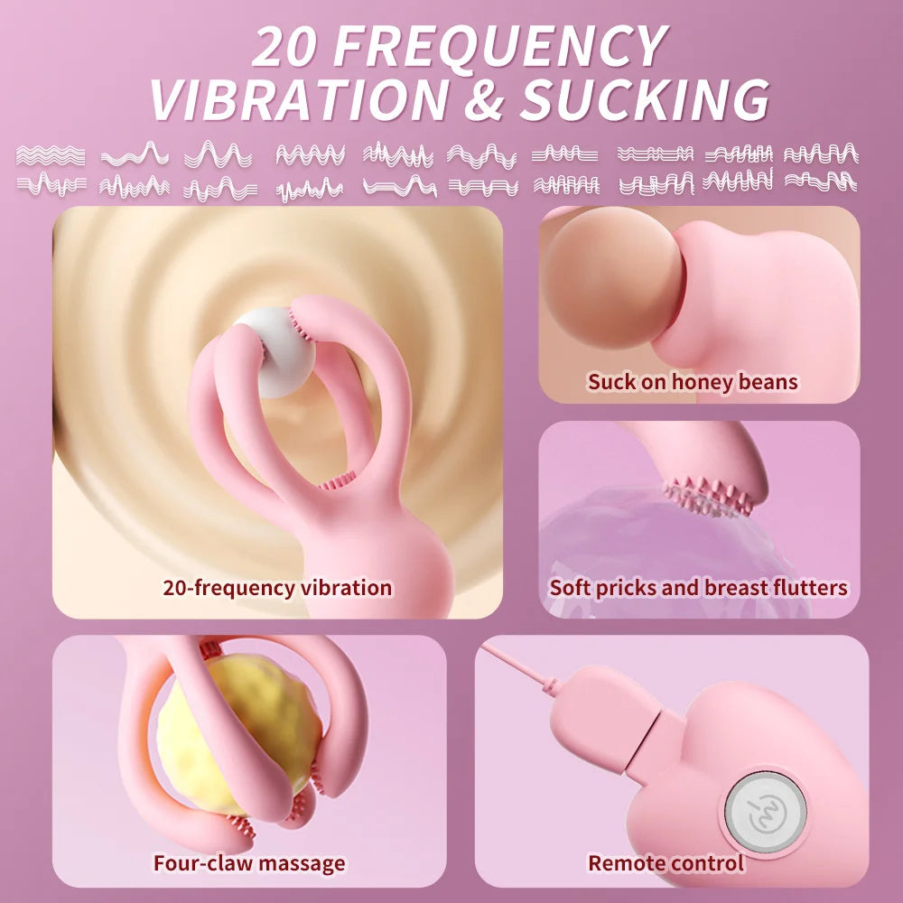 Vibrating Breast Sucking / Clitoris Stimulator