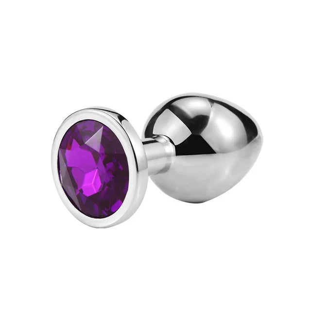 Smooth Crystal Anal Butt Plug