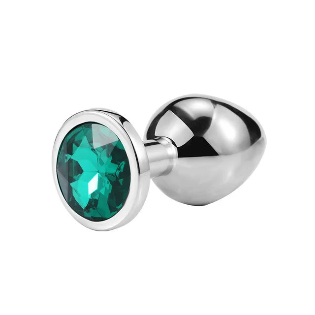 Smooth Crystal Anal Butt Plug
