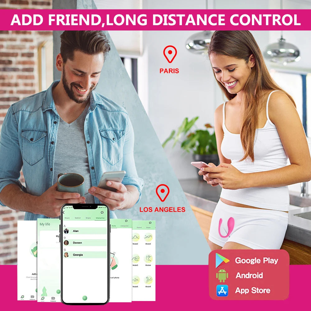Remote Control Wireless Bluetooth Vibrator